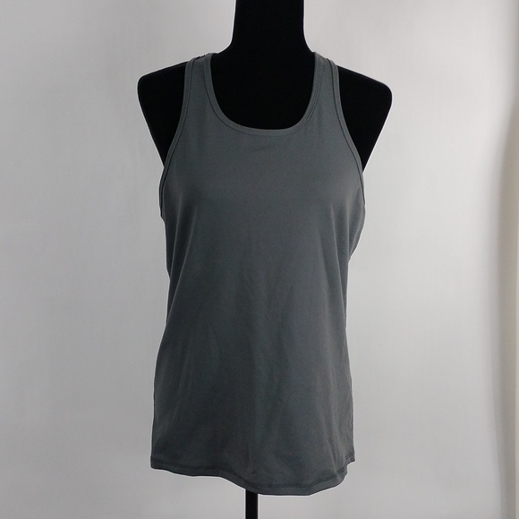 Zyia Gray Racerback Tank - Picture 1 of 10